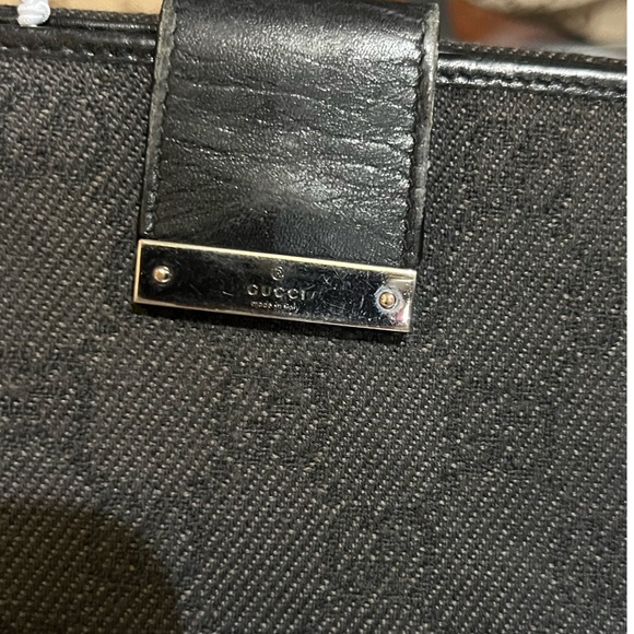 Gucci denim long wallet! - Picture 2 of 3